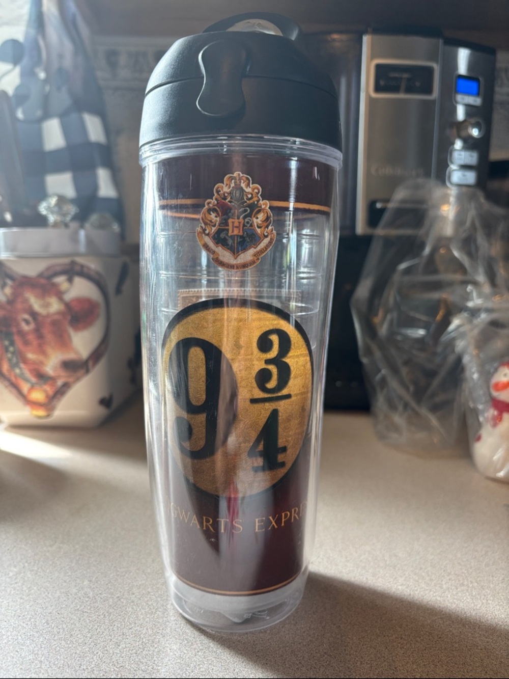 tervis Hogwarts Express 9 3/4 Travel Tumbler - Black Lid